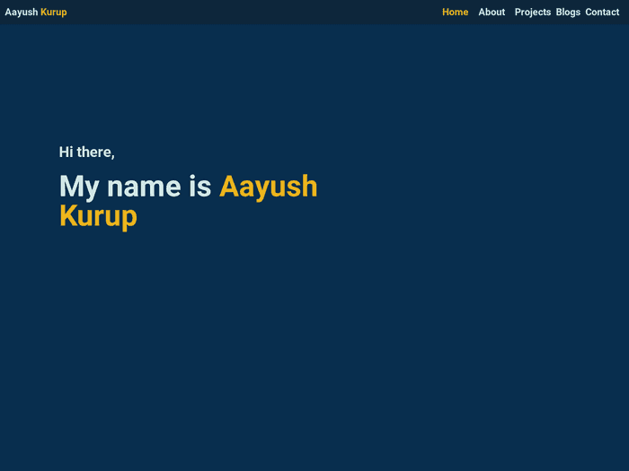 Aayush Kurup