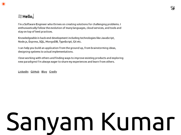 Sanyam Kumar